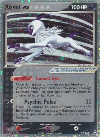 Absol ex  - Holofoil - Ultra Rare