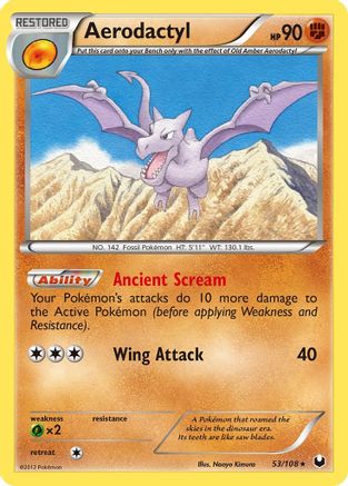 Aerodactyl  - Rare