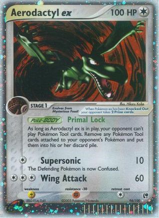 Aerodactyl ex  - Holofoil - Ultra Rare