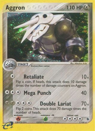 Aggron  - Holofoil - Holo Rare