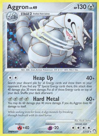 Aggron  - Holofoil - Holo Rare