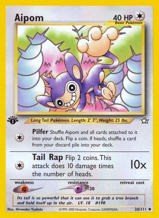 Aipom (26/111) [Neo Genesis 1ère édition] 