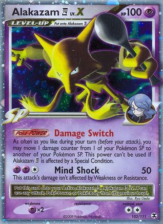 Alakazam E4 Lv.X  - Holofoil - Ultra Rare