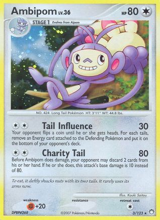 Ambipom/123  - Holofoil - Holo Rare