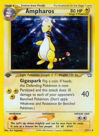 Ampharos (1/111) [Neo Genesis 1ère édition] 