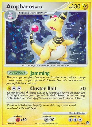 Ampharos  - Holofoil - Holo Rare