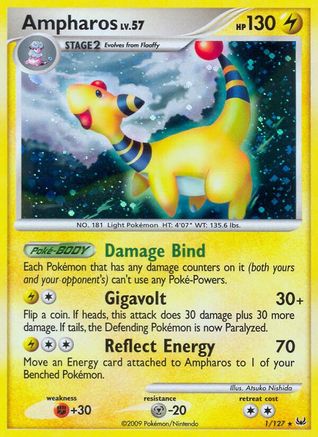 Ampharos  - Holofoil - Holo Rare