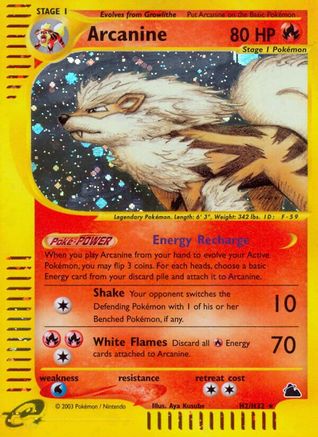 Arcanine (H2)  - Holofoil - Holo Rare