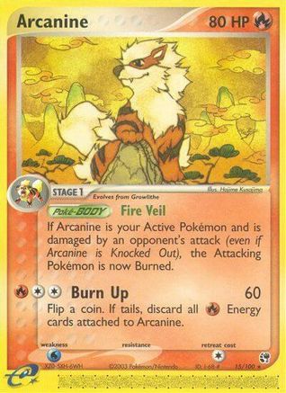 Arcanine 015  - Rare