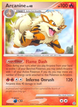 Arcanine 022/132  - Rare