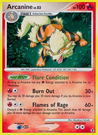 Arcanine  - Holofoil - Holo Rare