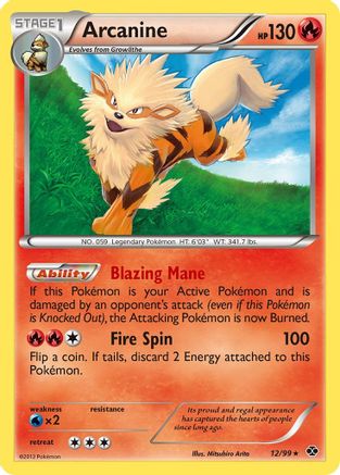 Arcanine (12) (12) 012/99  - Rare