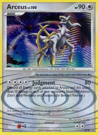 Arceus DP50  - Holofoil - Promo