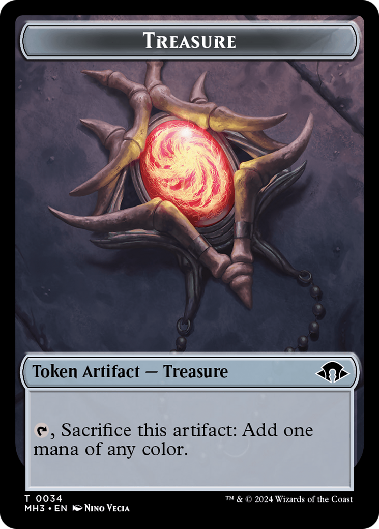 Copie // Jeton trésor double face [Modern Horizons 3 Tokens] 