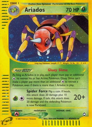Ariados (H3)  - Holofoil - Holo Rare