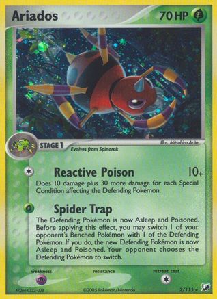 Ariados  - Reverse Holofoil - Holo Rare