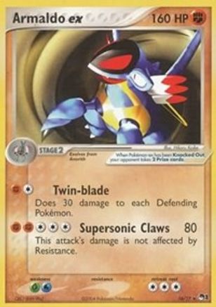 Armaldo ex (Non-Holo)  - Ultra Rare
