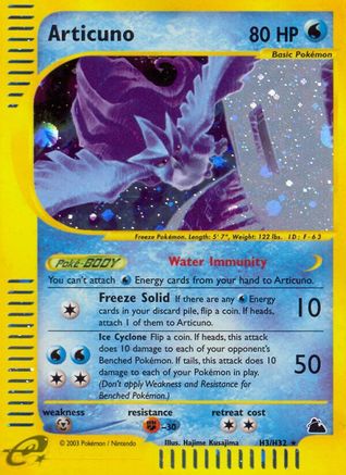 Articuno (H3)  - Holofoil - Holo Rare