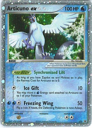 Articuno ex - 032 (EX Collector's Window Tins)  - Holofoil - Promo