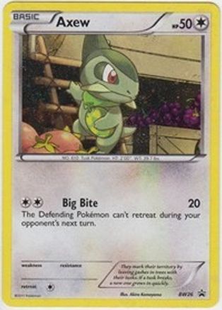 Axew - BW26  - Holofoil - Promo