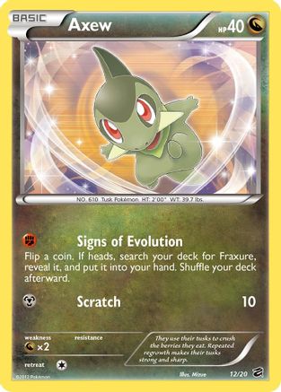 Axew (12)  - Holofoil - Holo Rare