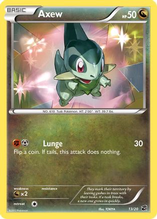 Axew (13) (13) 013  - Holofoil - Holo Rare