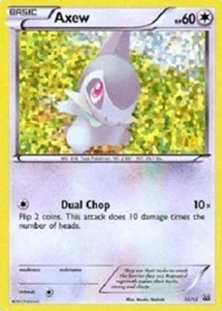 Axew (12/12) [Promos McDonald's : Collection 2012] 