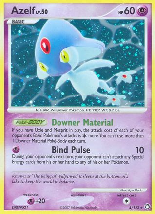 Azelf (4/123) [Diamant et perle : trésors mystérieux] 