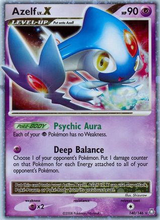 Azelf LV.X  - Holofoil - Ultra Rare