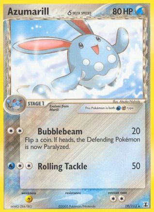 Azumarill (19/113) (Espèce Delta) (Estampillé) [EX : Espèce Delta] 