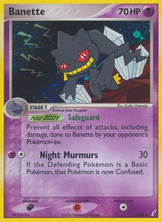 Banette 001  - Reverse Holofoil - Holo Rare