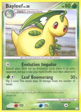 Bayleef (41/123) [Diamant et perle : trésors mystérieux] 