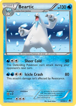 Beartic (30)  - Holofoil - Holo Rare