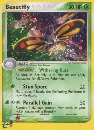 Beautifly 002  - Holofoil - Holo Rare