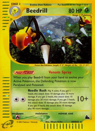 Beedrill (H4)  - Holofoil - Holo Rare