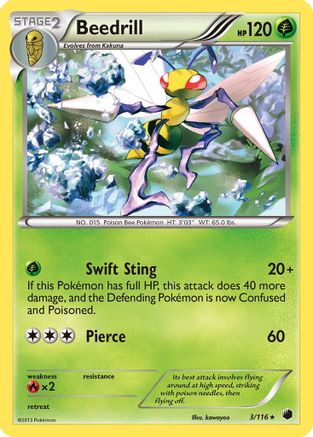 Beedrill 003/116  - Rare