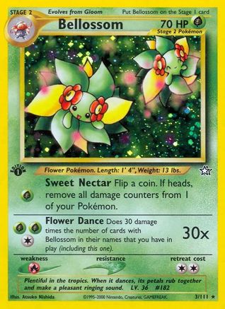 Bellossom 003  - 1st Edition Holofoil - Holo Rare