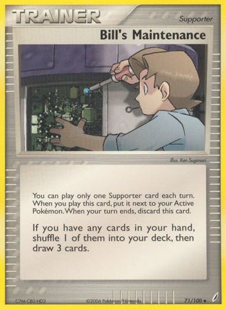 Bill's Maintenance/100  - Reverse Holofoil - Uncommon