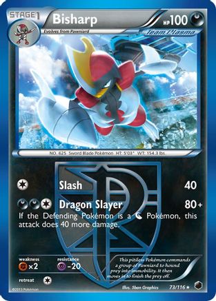 Bisharp (Team Plasma) (73)  - Rare