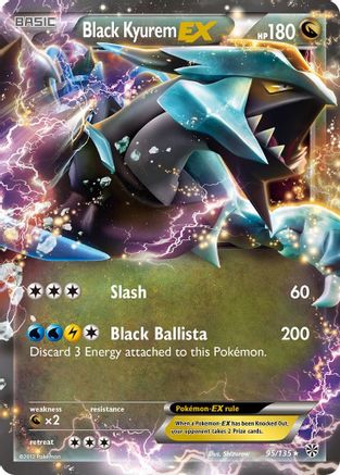 Black Kyurem EX 095  - Holofoil - Ultra Rare