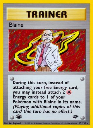 Blaine (17)/132  - 1st Edition Holofoil - Holo Rare