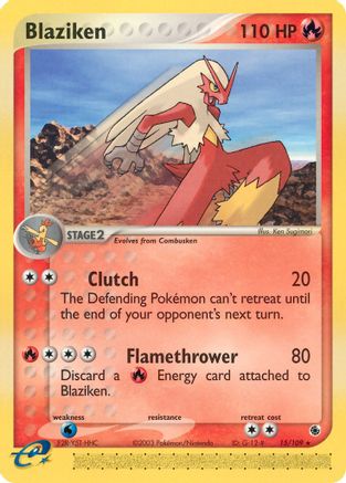 Blaziken 015/109  - Rare