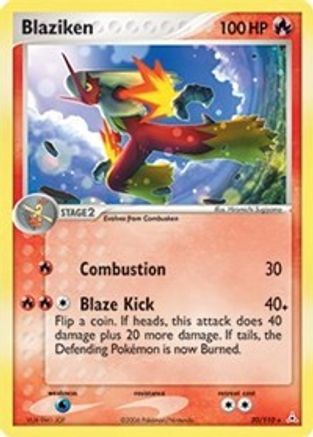 Blaziken (20/110) (Estampillé) [EX : Fantômes Holon] 