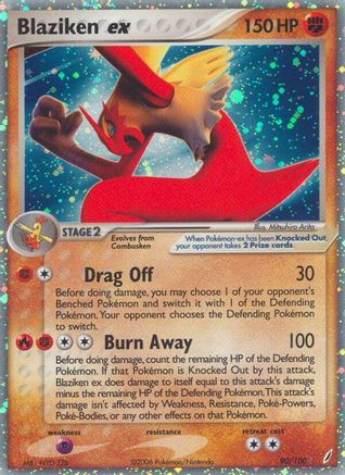 Blaziken ex/100  - Holofoil - Ultra Rare