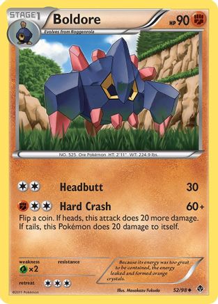 Boldore (52)  - Uncommon