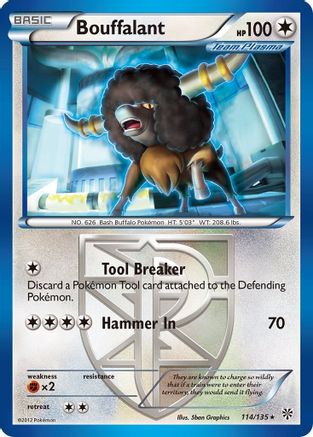 Bouffalant (Team Plasma)  - Rare
