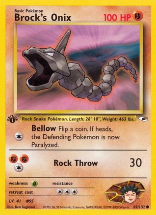 Brock's Onix (69) (69) 069  - 1st Edition - Common