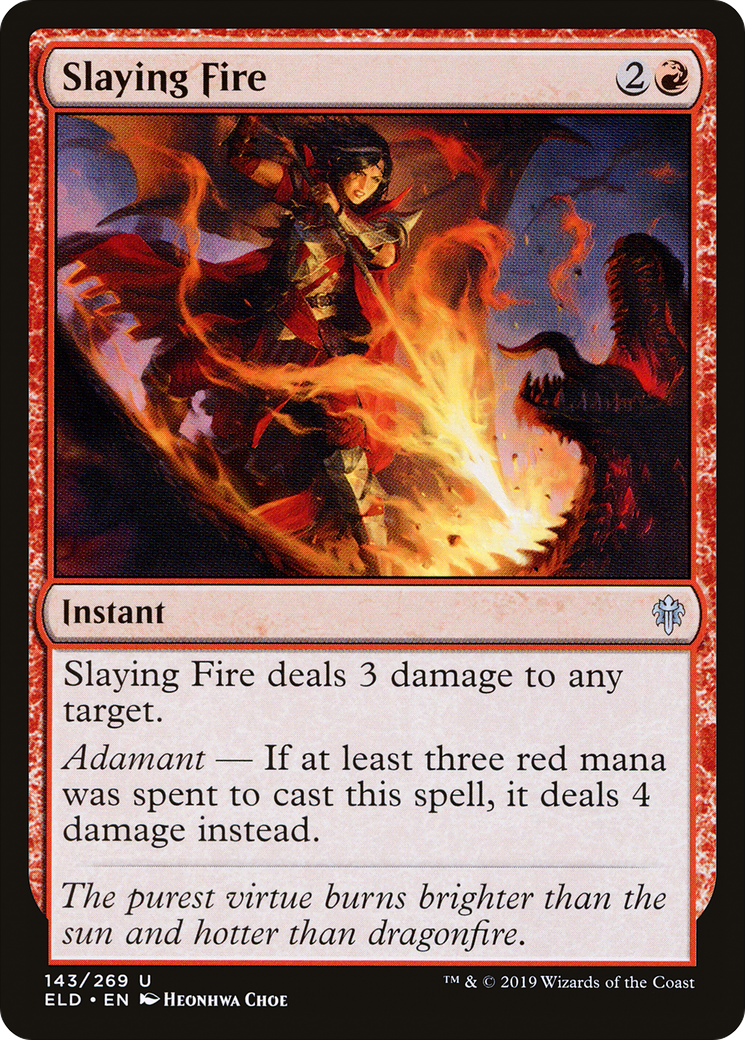 Tuer le feu [Trône d'Eldraine] 