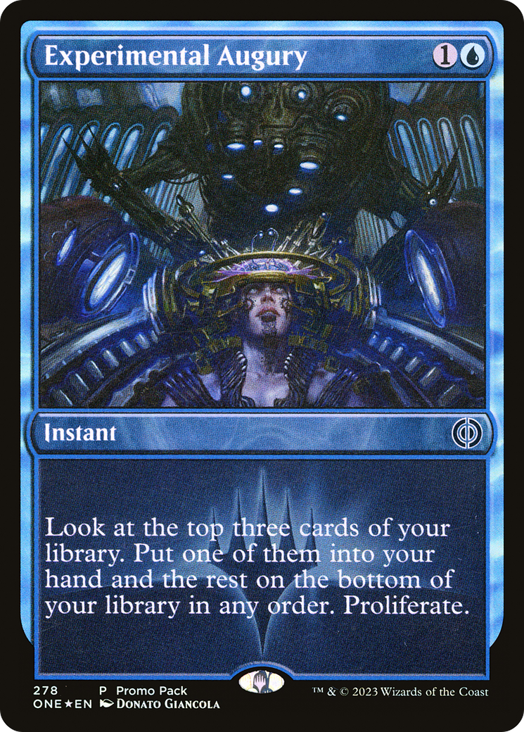 Augure expérimentale (Pack promotionnel) [Phyrexia : All Will Be One Promos] 