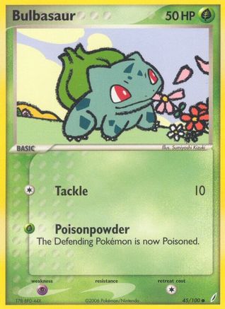 Bulbasaur (45/100) (Estampillé) [EX : Gardiens de cristal] 